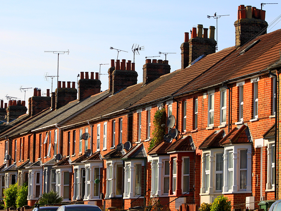 houses on street