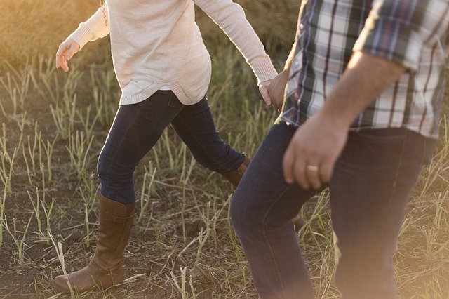 Adults walking