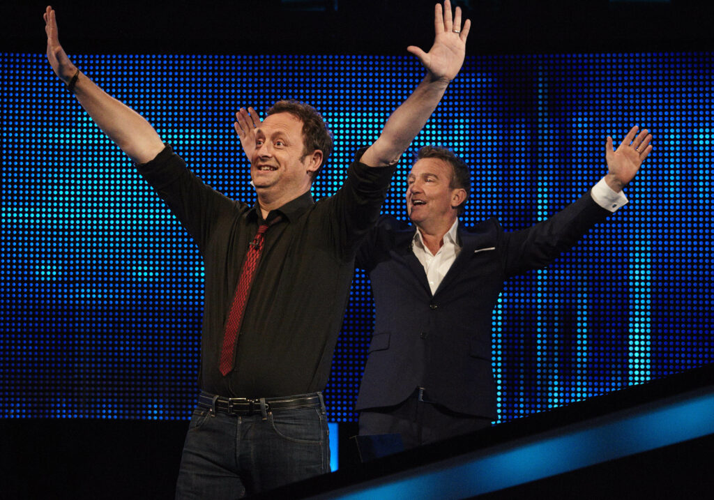 Happy Matt Allwright and Bradley from The Chase