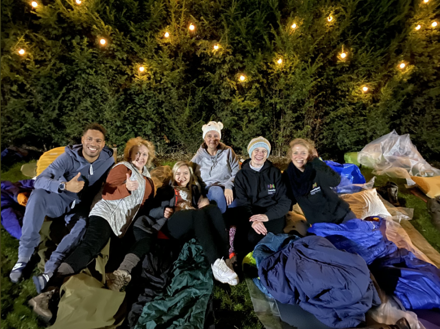 people sleeping outside for BSO