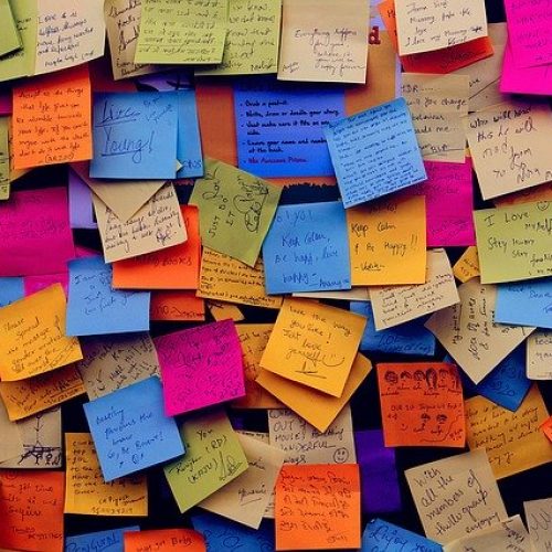 Lots of post it notes